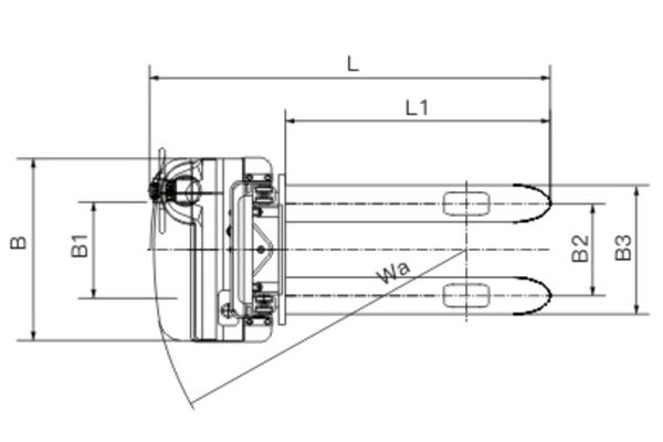 Apilador de Operador a Pie (para Cargas Ligeras), KX-CDD-B