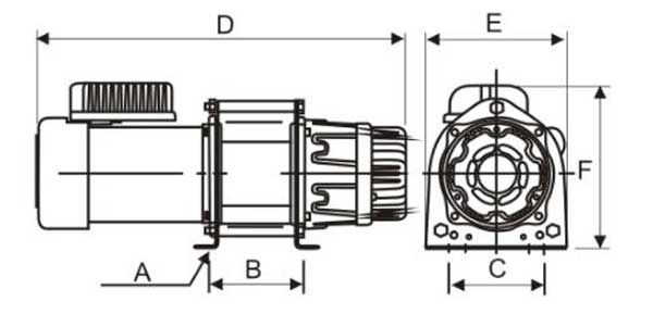 Winche Eléctrico, 200-300KG
