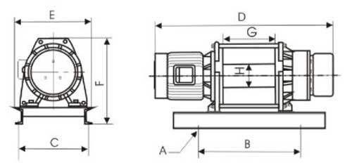Cabrestante Eléctrico, 2000-3500KG