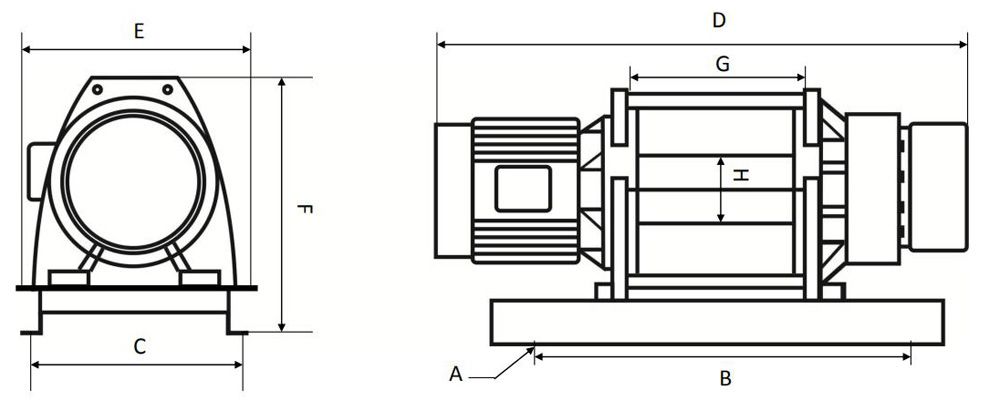 Cabrestante Eléctrico, 2000-3500KG